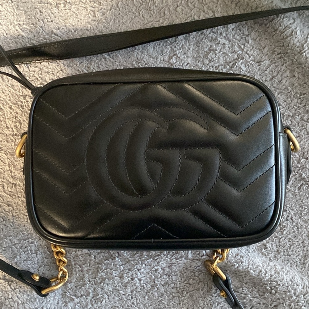 NEW GG MARMONT MINI SHOULDER BAG - Picture 5 of 10